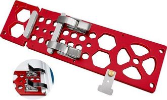 OEM &Aacute;ngulo De La Gu&iacute;a De Riel - Tope De Precisi&oacute;n - Para Trabajos Con Sierra Circular - Fresado Cnc - 90 Grados - Rojo