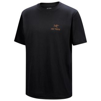 Arc'teryx Kragg SL Cotton Bird Word S/S T-Shirt f&uuml;r Herren | schwarz