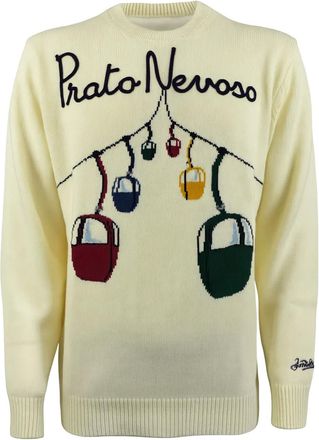 MC2 Saint Barth Gondola intarsia trui - Beige