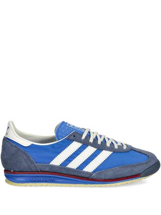 adidas SL 72 sneakers - women - Nylon/Calf Suede/Polyethylene vinyl acetate (PEVA)/Fabric/Rubber/Calf Leather - 10.5 - Blue
