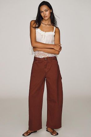 Pilcro Kayden Full Length Utility Barrel Pants