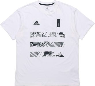 adidas Captsuba Tee Casual Sports Short Sleeve White GK3440