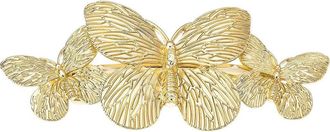 Ettika Textured Butterfly Barrette in Gold at Nordstrom