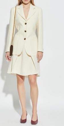 Marni Wool Skirt, Womens, Cream