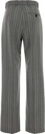 Stella McCartney Womens Tailoring Trousers Gray Wool