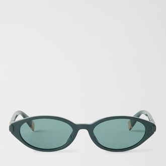 Furla Occhiali Da Sole Edera Green Verde Acetato Donna