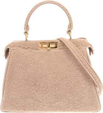 Fendi Pre-owned Mouton Leren Handtas - Dames - Vintage Mini Tas - Roze - ONE Size - Leer - Vintage