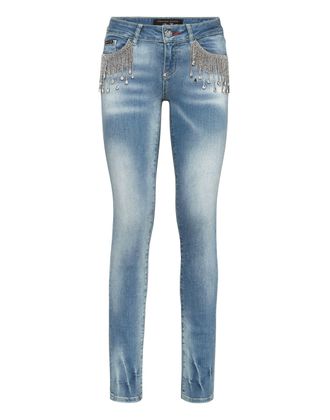 Philipp Plein Slim Fit Fringe