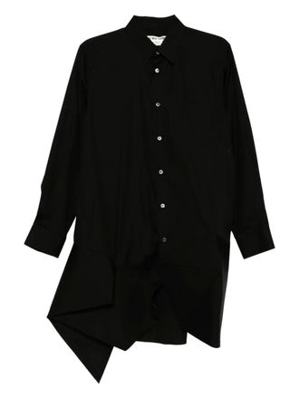 Comme Des Garçons Camicia asimmetrica - Nero