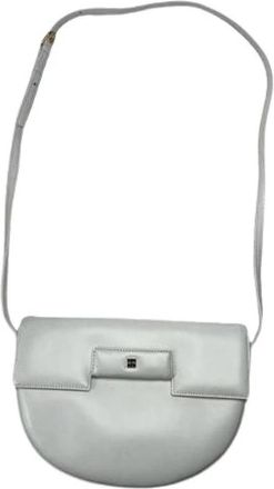 Givenchy Pre-owned Cross Body Bag - Dames - Vintage Schoudertas - Wit - ONE Size - Leer - Vintage