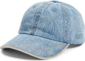 Krost Denim Adjustable Baseball Cap in Medium Wash at Nordstrom
