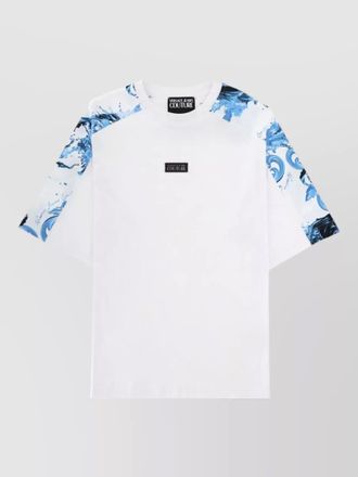 Versace Jeans Couture logo graphic print crew neck t shirt