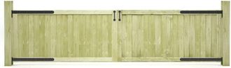 vidaXL Vidaxl - Cancelli da Giardino 2 pz in Legno di Pino Impregnato 300x75 cm