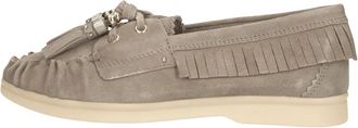 Notre-V Zalama-31 Loafer - Dames - Loafers - Grijs - 39 EU - Leer - Schoenen
