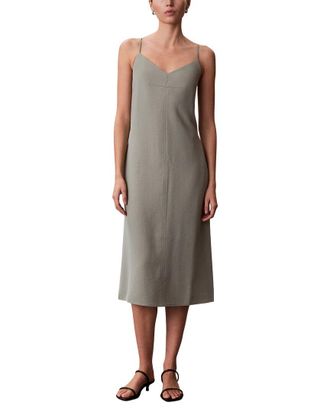 Calvin Klein Casual Twill Sleeveless Shift Dress