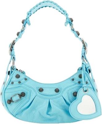 Balenciaga Turquoise Le Cagole XS Shoulder Bag