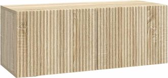vidaXL Mueble Para Tv De Pared 78,5 X 31 X 30 Cm Roble Sonoma Vidaxl