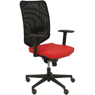 Piqueras y Crespo Piqueras Y Crespo - Silla Ossa Negra Similpiel Rojo