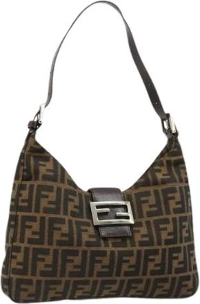 Fendi Pre-owned Borsa a Spalla Zucca Canvas - - Pre-owned - Donna - Marrone - ONE SIZE