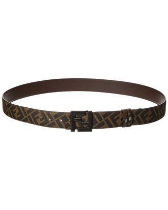Fendi Fendi Ff Squared Leather Belt