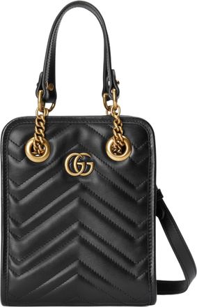 Gucci (WMNS) Gucci GG Marmont Matelasse Mini Bag Black 696123-DTDHT-1000