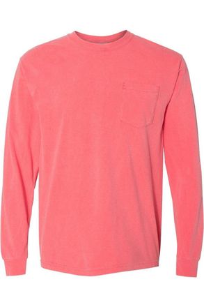 Comfort Colors Garment-Dyed Heavyweight Long Sleeve Pocket T-Shirt
