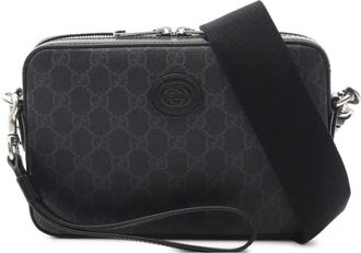 Gucci Borsa a spalla GG Supreme anni 2020 - Nero