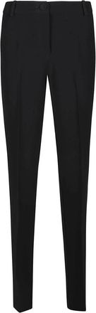 Federica Tosi Zwarte Pantalon 0002 - Dames - Slim Fit Broeken - Zwart - XS - Broeken