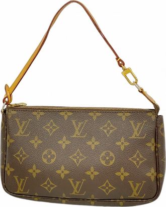 Louis Vuitton Brown Pouch (Pre-Owned)