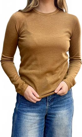 Majestic Filatures Cashmere Long Sleeve Top In 197 Argan