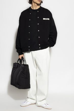 Jacquemus T-shirt With Logo, Mens, Black