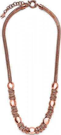 Folli Follie Womens 1N14T036R Ladies Necklace - Rose Gold - One Size