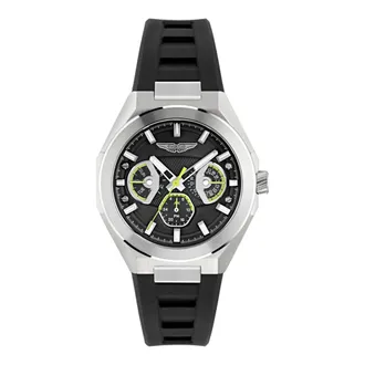 Aston Martin Accessoires, Heren, Zwart, ONE Size, Thrill Track Sport Chrono