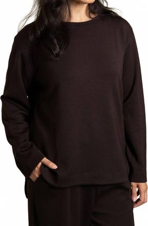 Inwear Gincent Crewneck Top In Chocolate Brown