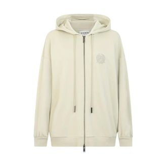 Iceberg Sudadera con detalle de cremallera - Sweatshirts & Hoodies - Mujer - Beige - XS