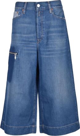 Replay Svanna Wide-Leg Jeans - Dames - Loose Fit Jeans - Blauw - W28 - Katoen - Jeans