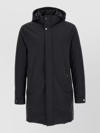 Moorer vermont hood parka long sleeves pockets