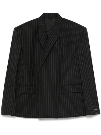 MUGLER Colbert met krijtstreep - Grijs