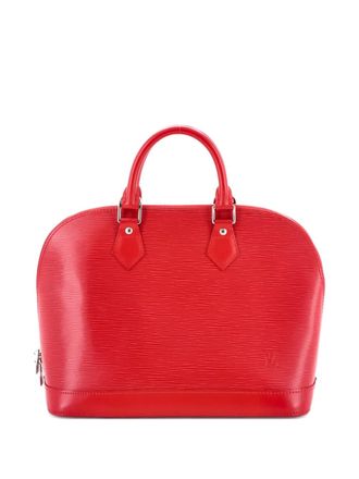 Louis Vuitton Vintage Alma Handbag Epi Leather PM satchel - Rosso