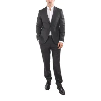 HUGO BOSS Kostuums, Heren, Grijs, L, Wol, C-Huge 2Pcs 252