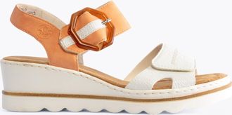 Rieker 67476-38 Womens Sandals White - Size UK 7.5