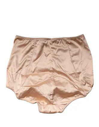 Dolce & Gabbana High-Waist Silk-Blend Shapewear Bodysuit - Beige