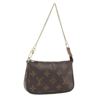 Louis Vuitton Pre-owned Mini Bags, female, Brown, Size: ONE SIZE Pre-owned Canvas Mini Bag