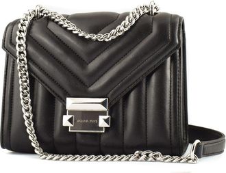 Michael Kors Black Leather Shoulder Womens Bag