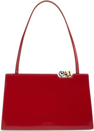Jacquemus La Pochette Salon Leather Handbag in Red 470 at Nordstrom
