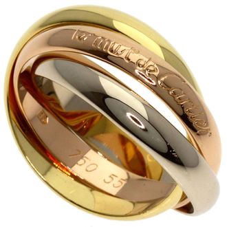 Cartier Yellow Gold (18K) Pink Gold (18K) White Gold (18K) Band Ring (Pre-Owned)