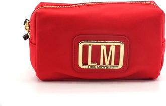 Love Moschino Toilet Bag - Dames - Toilettassen - Rood - ONE Size - Tassen