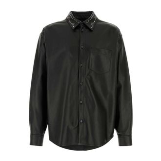 Marni Camisa de Cuero - Shirts - Hombre - Negro - L