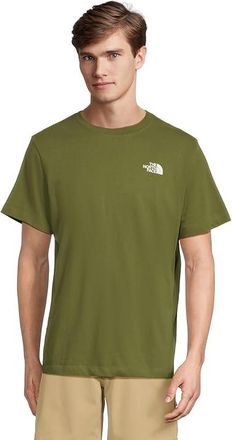 The North Face Evolution Box NSE Regular Short Sleeve T-Shirts Mens Clothing Woodland Green : 2XL, Cotton