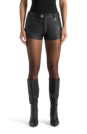 Mani&egrave;re De Voir Samia Mini Shorts in Black at Nordstrom, Size 10